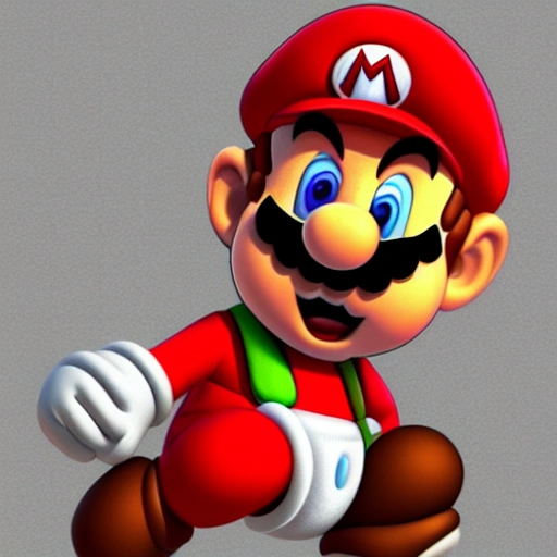 generate a , Pencil Sketch of mario