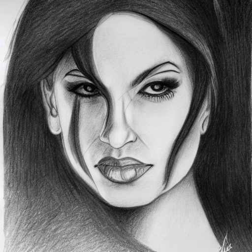 la mujer mas bella del mundo

, Pencil Sketch