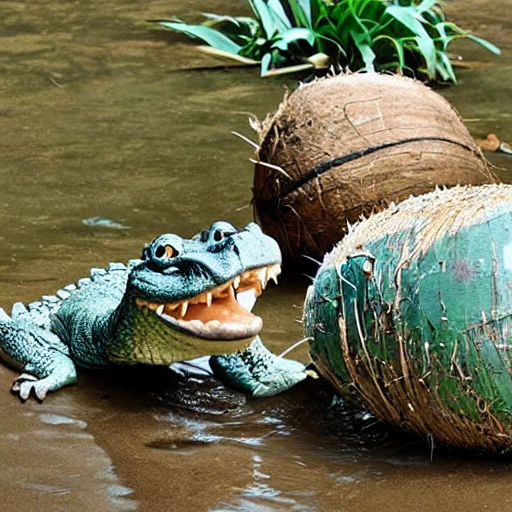 What would the children of a crocodile and a coconut be like?
