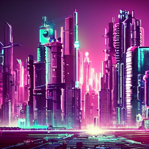 cyberpunk city
