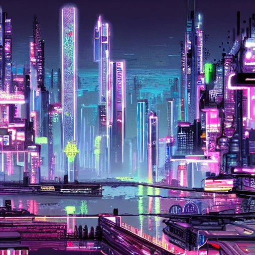 cyberpunk city
