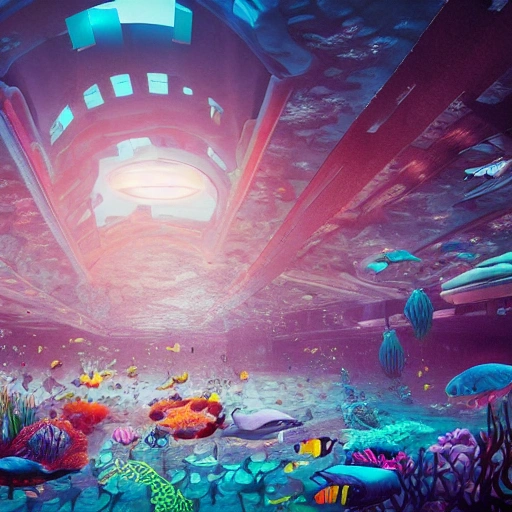 under sea city, future
