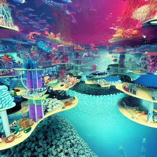 under sea city, future
