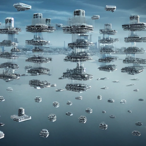  Floating cities in the sky, future

