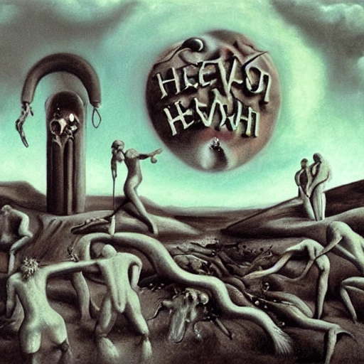 surrealism, hell and heaven

