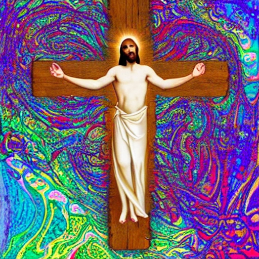 , Trippy, Jesus con alas