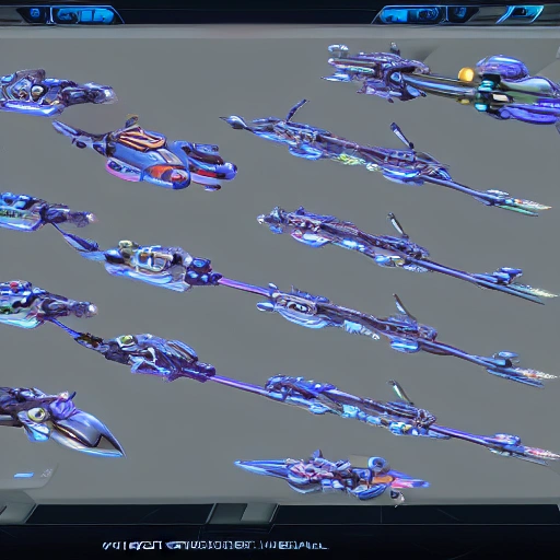 sci fi spaceship, overwatch, starcraft, 2d top down, game asset, "top view", symmetrical, crisp lines & flat shading, sprite sheet, top model, artstation, no blurry, no glow, no fuzzy, no watermark