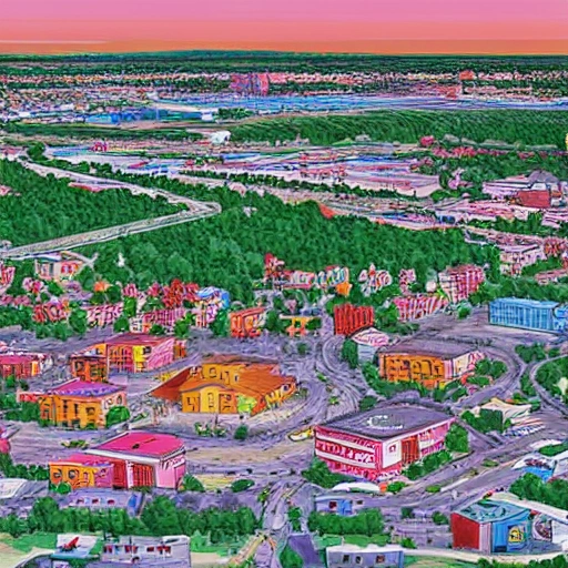 Toretsk city in Ukraine, Cartoon