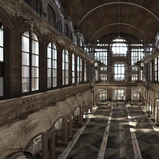 interior de fabrica,  realistic