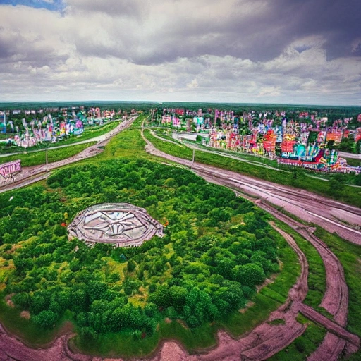 Toretsk city in Ukraine, , Trippy