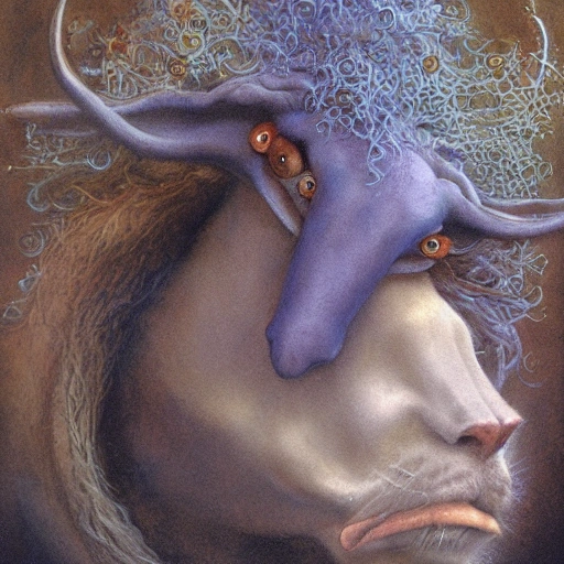 animal by Brian Froud-HD, Oil Painting