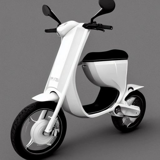 a stylish ev moped; like brekr electric moped, layer design ; natural materials ; industrial design ; behance ; real photo, white background

