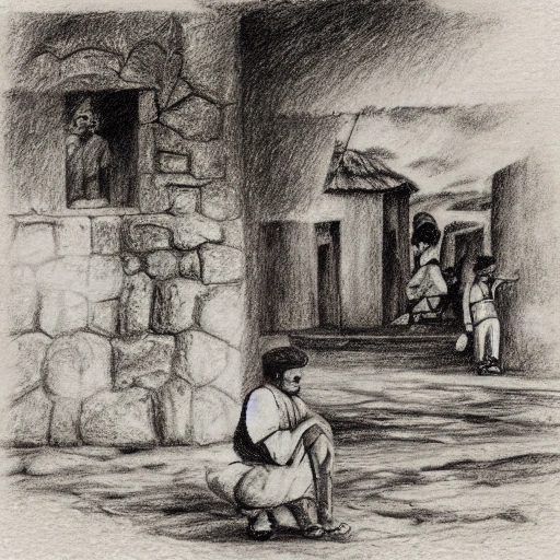 esclavos en el año 1800 en colombia valle del cauca, Pencil Sketch