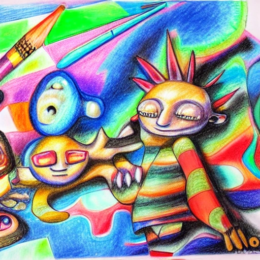 , Cartoon, Trippy, 3D, Pencil Sketch, Water Color, Oil Painting