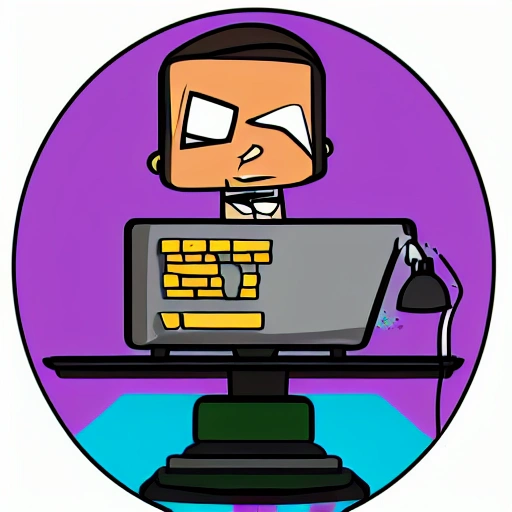 web developer man
, Cartoon