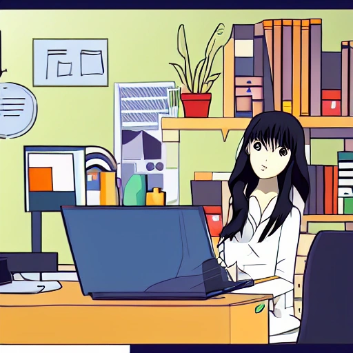 software engineer anime , Cartoon 
