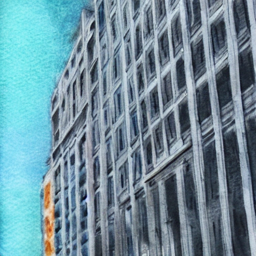 building, Water Color