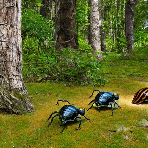 beetles in forest