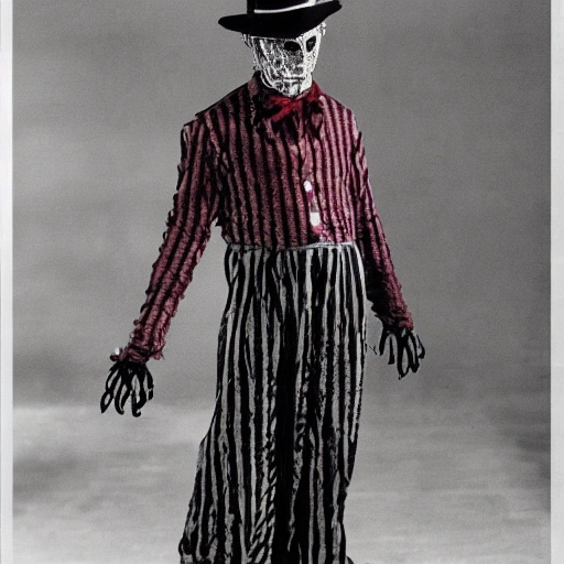 Freddy Krueger dressed like a woman