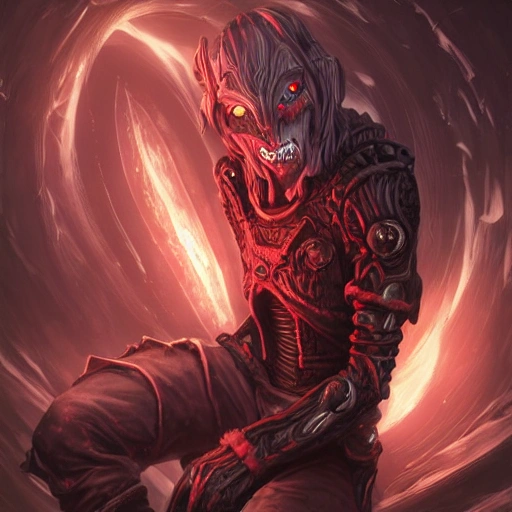 legendary creepy dark elf wizard, vampires with bloody fangs, thin glowing wires, shadow hunter vol'jin, phobos, art by wlop and artgerm and liam wong, ristan eaton, black main color, wearing round thin - rimmed glasses and a leather jacket, by david a. hardy, battle-damaged ruby Ultron from Age of Ultron
