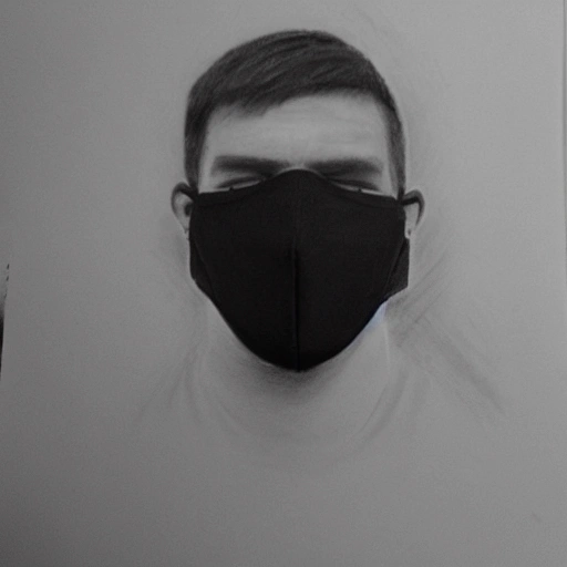 , Pencil Sketch , Fuck sociaty. mask black , ultra realistic.

, Trippy