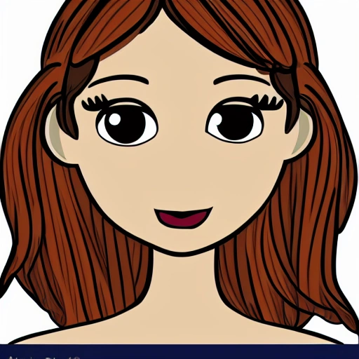 beautiful girl, Cartoon