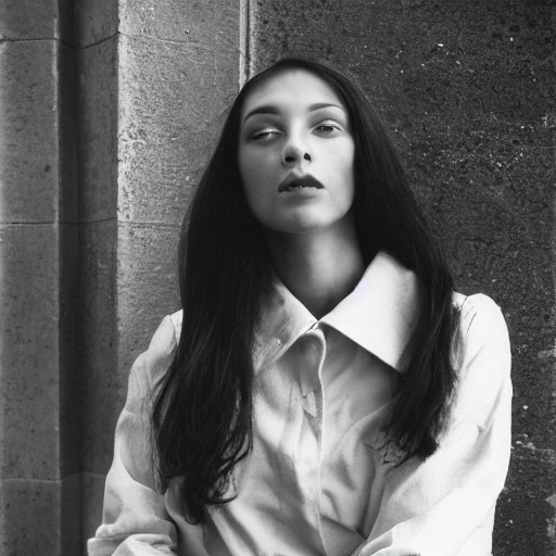 portrait photograph of Camelia Sofiea modeling in Paris