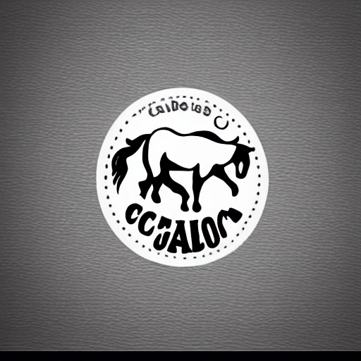 Logo vectorial cabeza de caballo