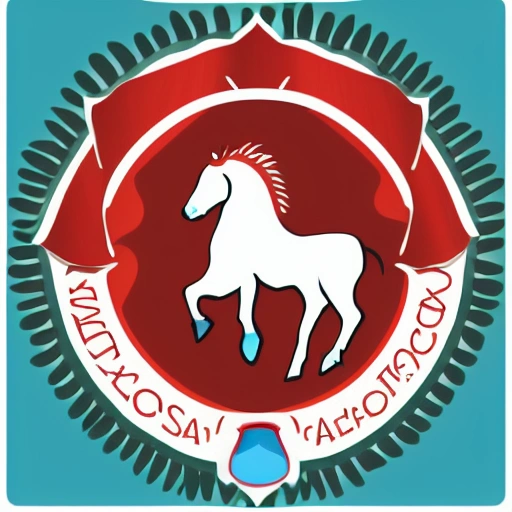 Logo vectorial cabeza de caballo