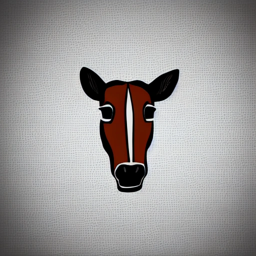 Logo vectorial cabeza de caballo