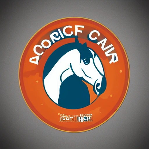 Logo vectorial cabeza de caballo