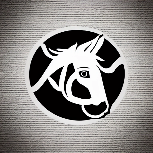 Logo vectorial cabeza de caballo