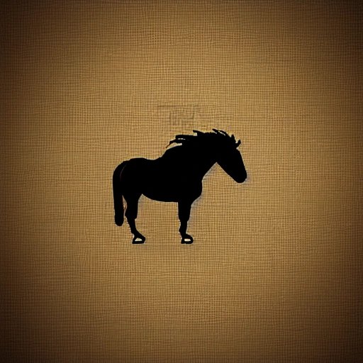 Logo vectorial cabeza de caballo