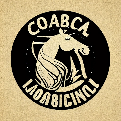 Logo vectorial cabeza de caballo