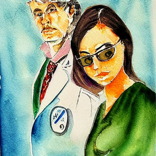 Espionaje, médico, Water Color