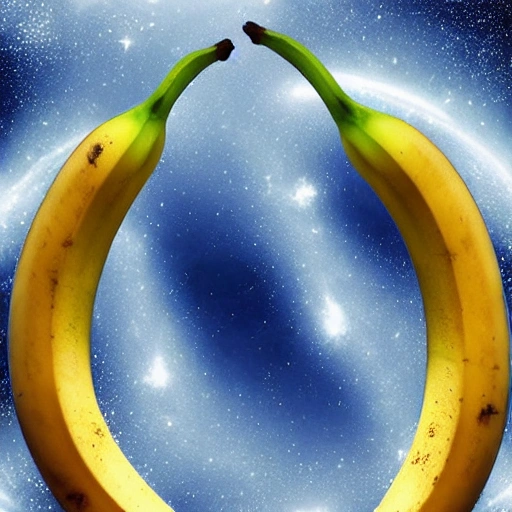 una banana en el espacio