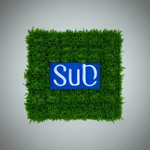 logo de plantas y suculentas, 3D