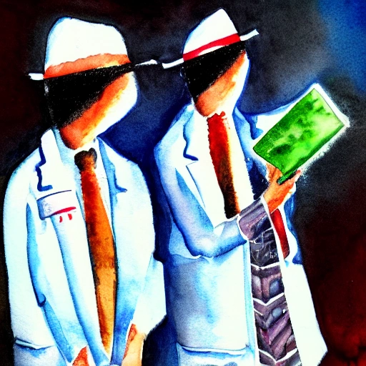 Espionaje, médico, control mental, pensamiento único, Water Color, Oil Painting