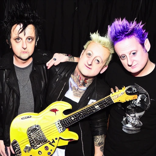 Billie joe Armstrong, Mike Dirnt and Tre Cool.