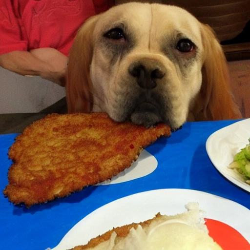 Ren y Stimpy comiendo milanesa