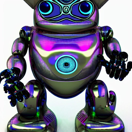 ROBOT GATO, Trippy, 3D