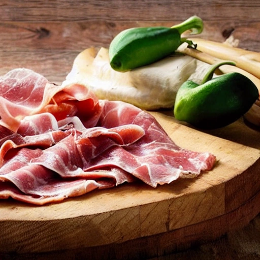 Jamón serrano con pies
