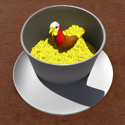 chicken , 3D