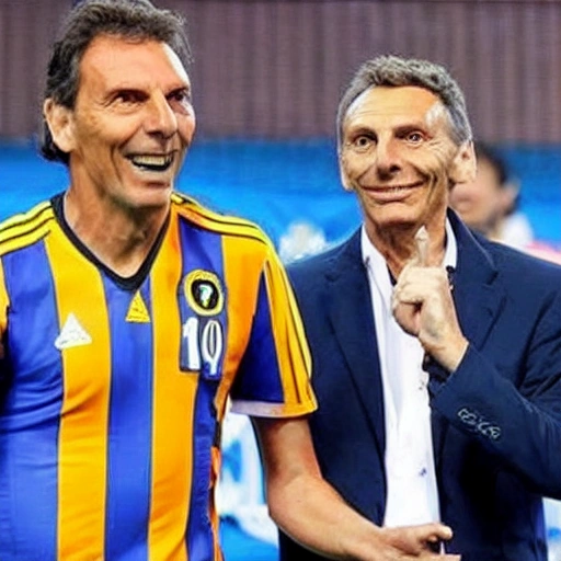 MACRI Y KIRSHNER DE RIVER Y DE BOCA