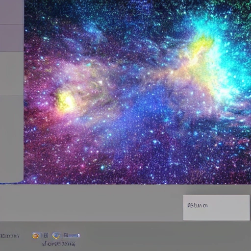 Create an realistic image showing a galaxy