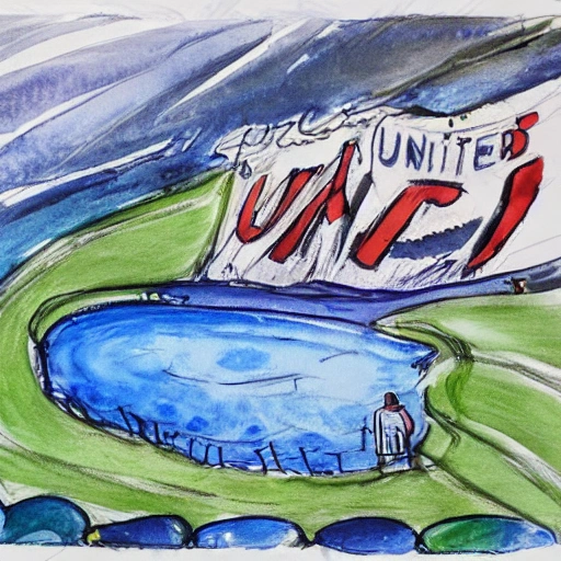 United community no nsfw content, Water Color, Cartoon