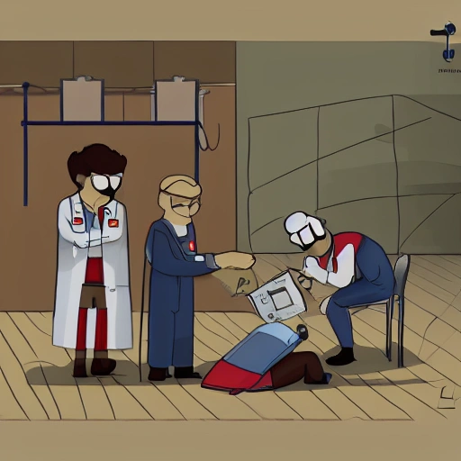 Medic area against a terrible sickness, no nsfw content, Cartoon, no text