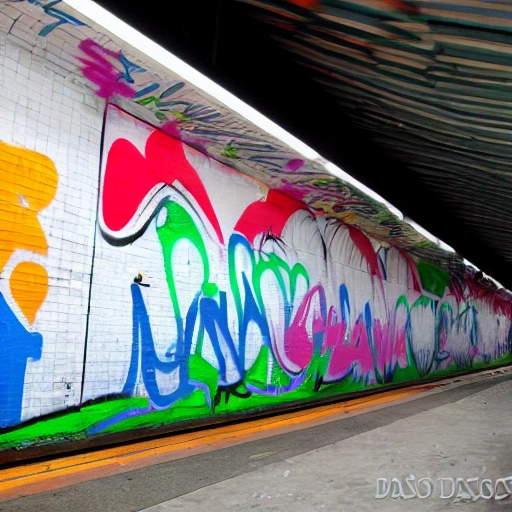 Medellin metro vandalized with graffiti by Daos243