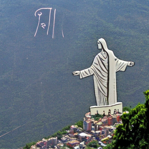 Christ the Redeemer vandalized with graffiti