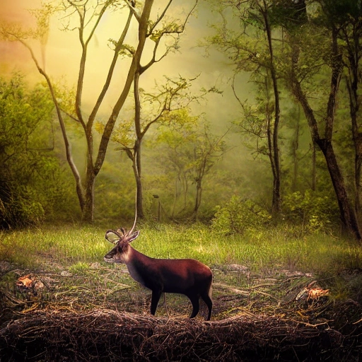 realistic photo ofphotographer wildlife in a post apocaliptic pl ...